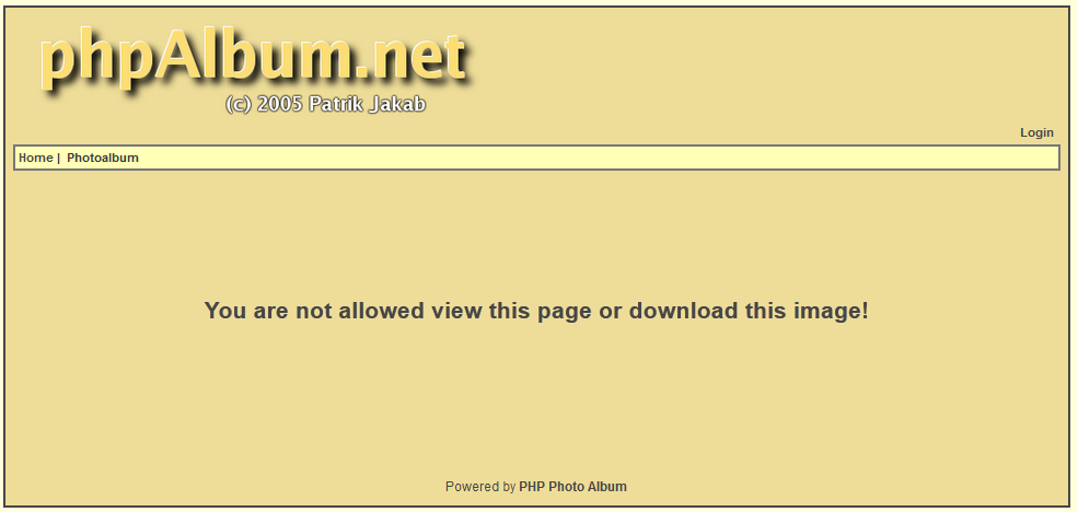 Instalace galerie PHPalbum 4.1.16